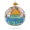 Western Wall, Temple Mount, Jerusalem, Israel Glass Ball Christmas Ornament 4 Inches